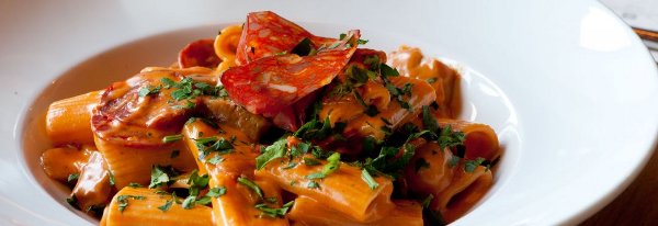 Italienska restaurangen Vepsa i Malmö. God pasta och pizza bjuds det på här.