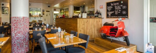 Italienska restaurangen Vepsa i Malmö. God pasta och pizza bjuds det på här.